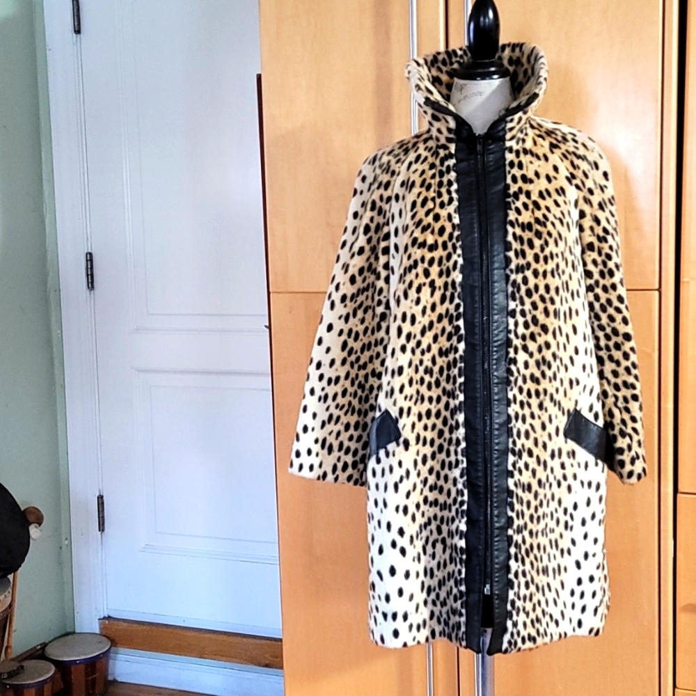 Women's Leopard Coat
